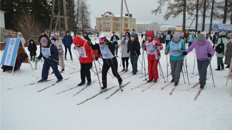 Мариинско-Посадский муниципальный округ присоединился к Всероссийской массовой лыжной гонке «Лыжня России-2023»
