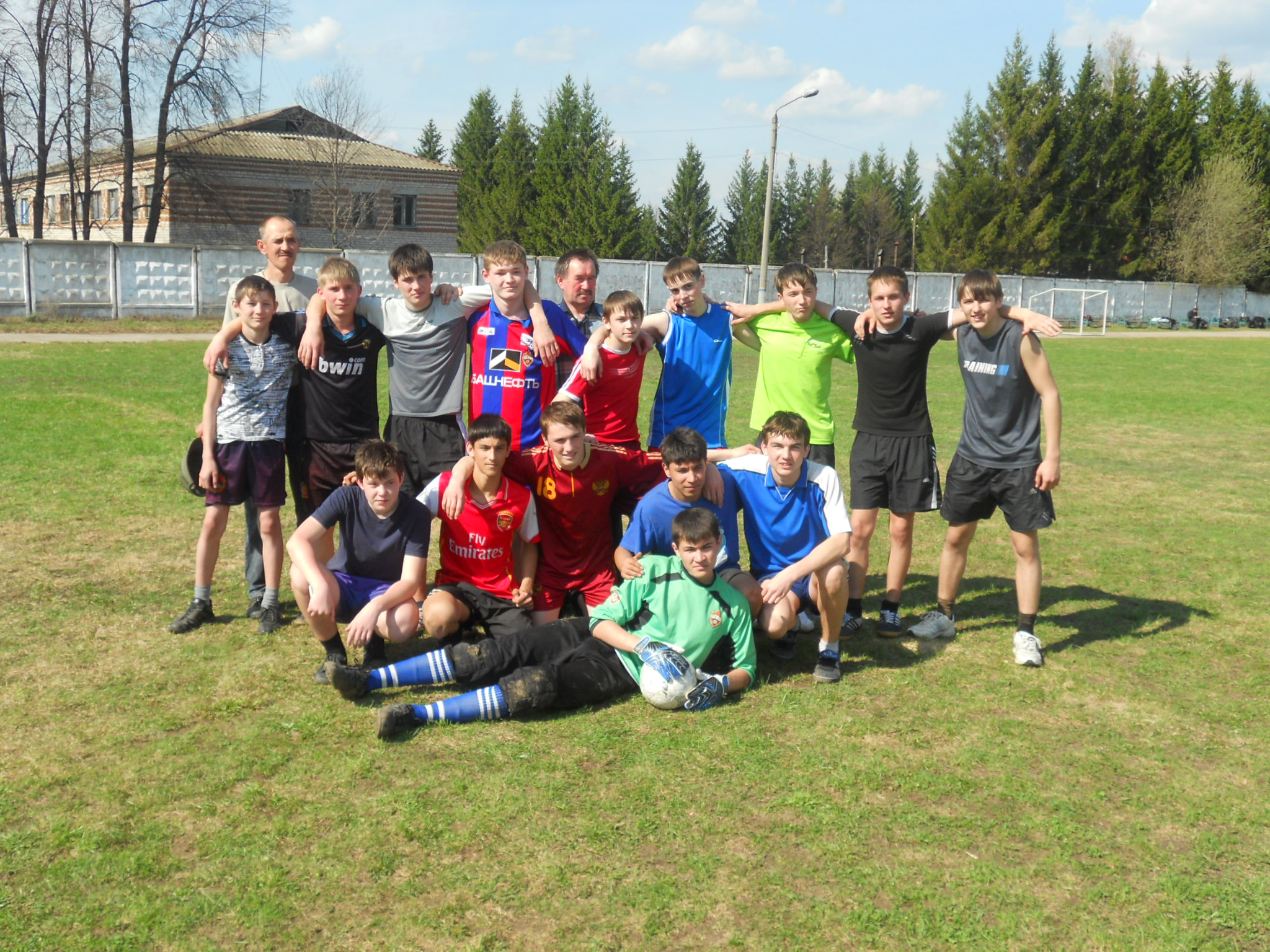 На городском стадионе г.Мариинский Посад состоялся муниципальный этап «Президентских состязания по футболу среди 10-11 классов»